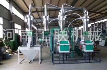 山西大米磨粉机厂家报价：12组面粉机械设备的功率是多大